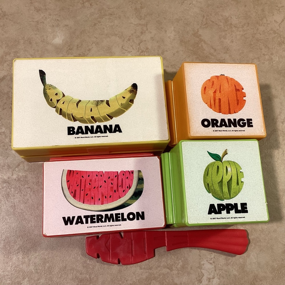 Word World Play Doh Molds Set